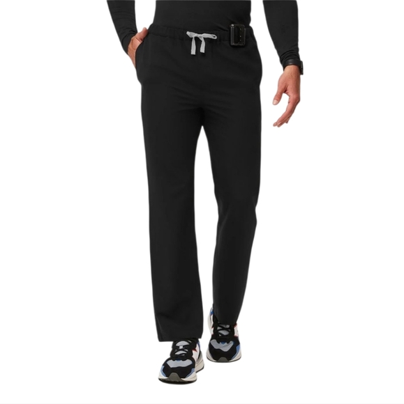 Figs Technical Collection Pisco Basic Pants Short in Black Scrubs Nursing Unifor - Picture 1 of 13